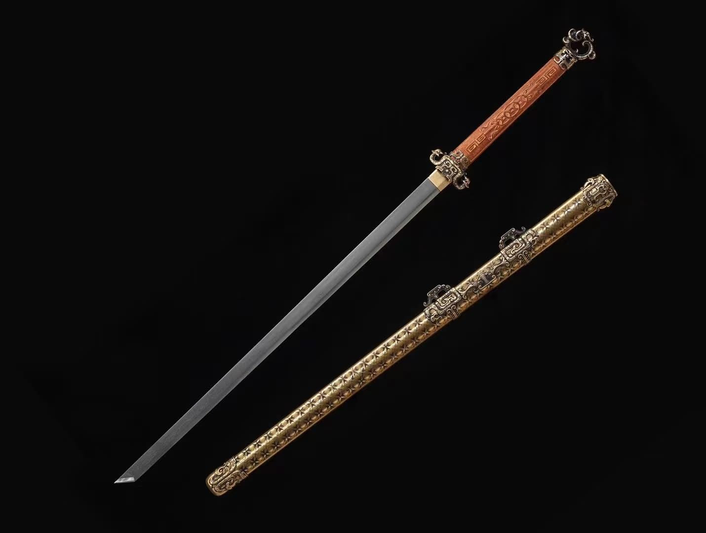 thumbnail image 2 of LoongSWORD Hand Forged High Carbon Steel Tang Sword - Chinese Sword Store 2 of 11