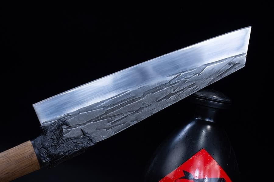 Dragon-Series Chinese Chef Knife – 7Cr17MoV Stainless Steel