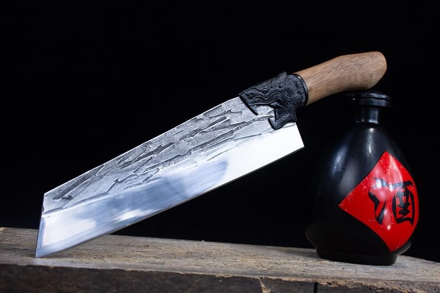 Dragon-Series Chinese Chef Knife – 7Cr17MoV Stainless Steel