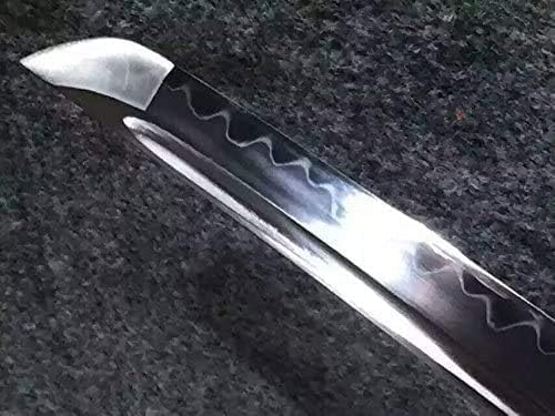 Samurai Katana – T10 High Carbon Blade with Burnt-Clay Edge
