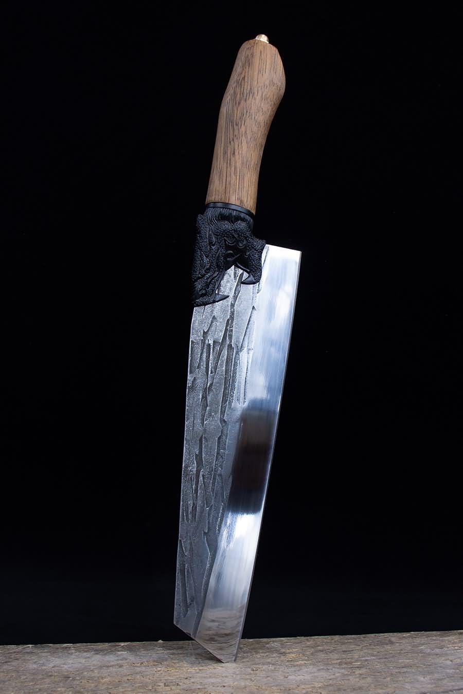 Dragon-Series Chinese Chef Knife – 7Cr17MoV Stainless Steel