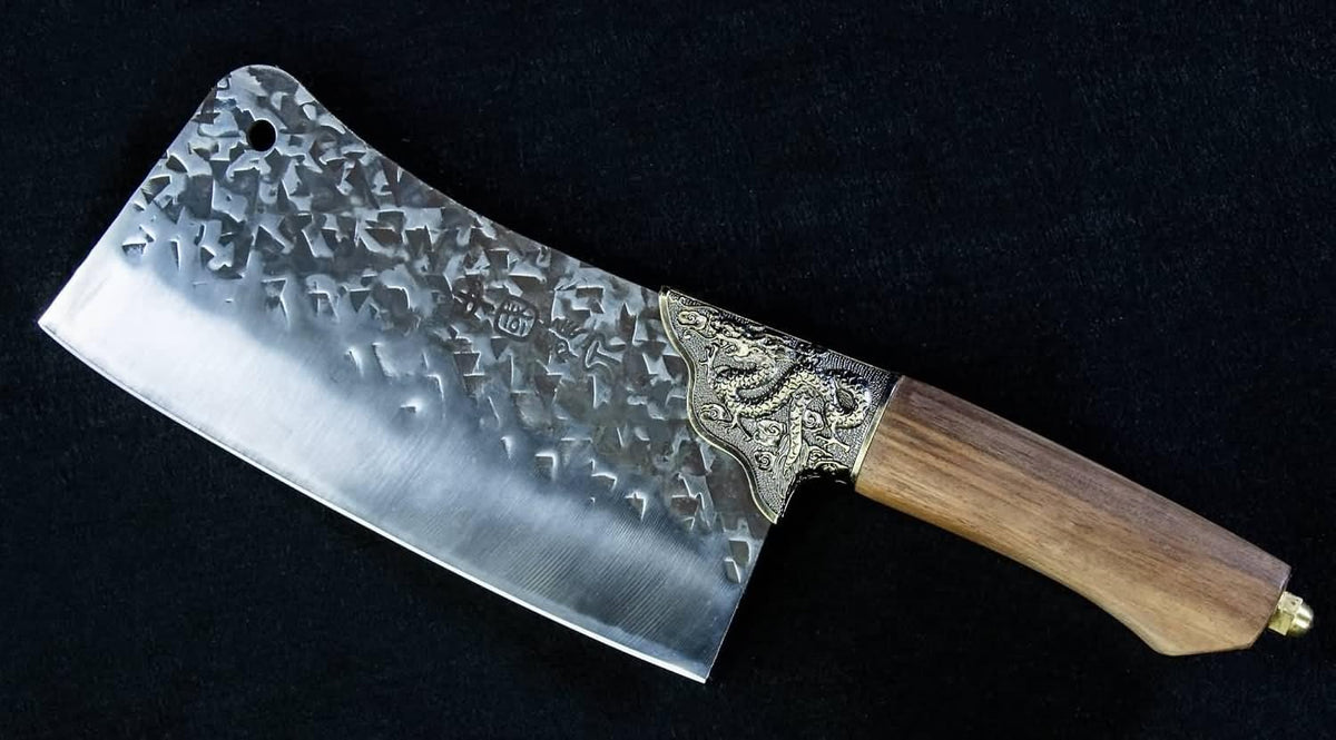 Chinese Cleaver – Stainless Steel Blade, Teak Handle