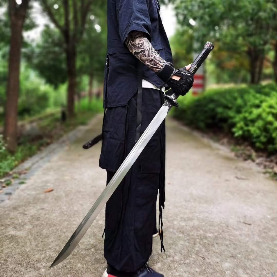 Qing Sword,Forged High Carbon Steel Blade,Alloy Fittings - Chinese Sword store