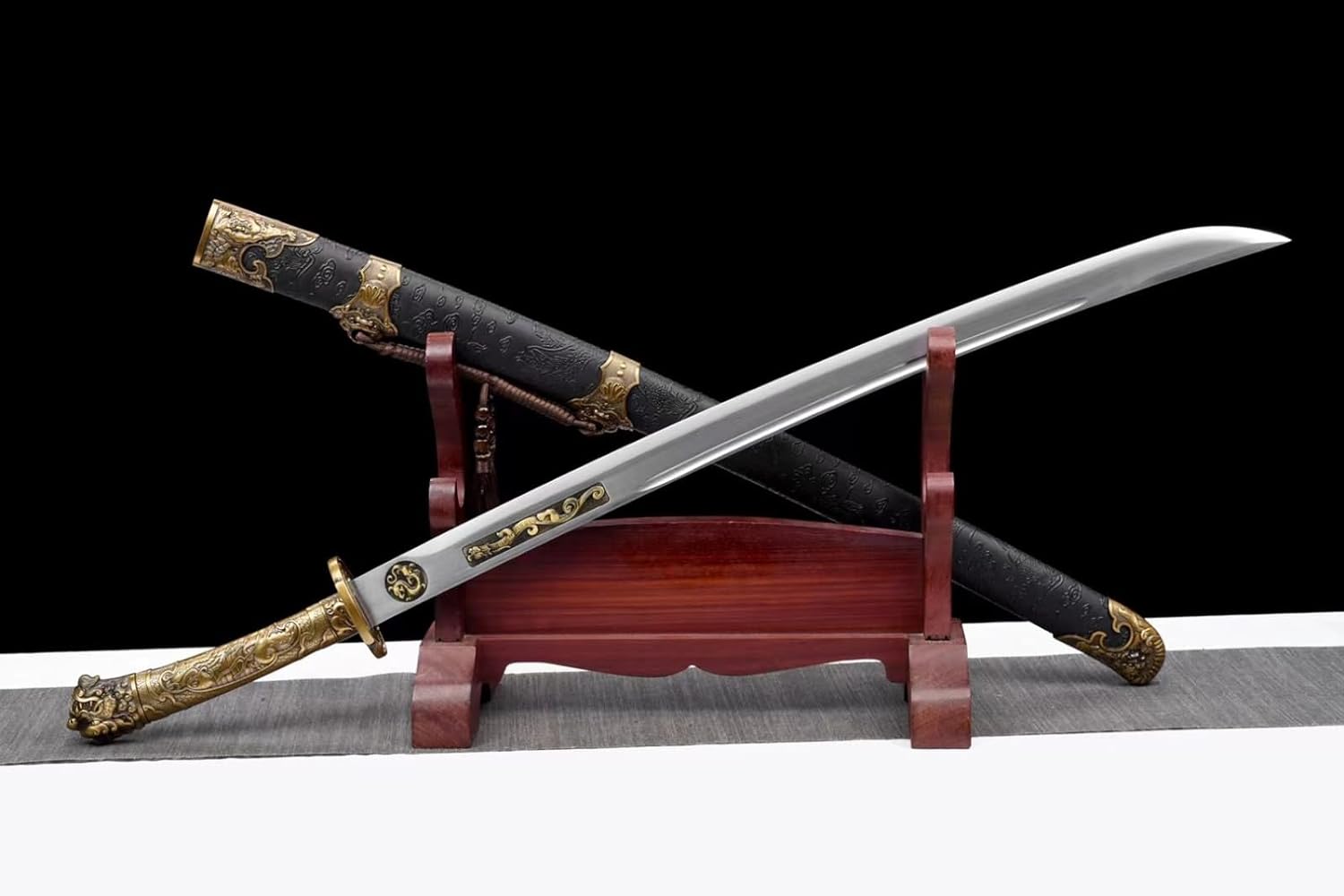 thumbnail image 2 of LoongSWORD Hand Forged High Carbon Steel Tang Sword - Chinese Sword Store 2 of 11