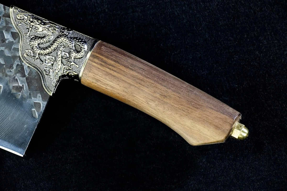 Chinese Cleaver – Stainless Steel Blade, Teak Handle