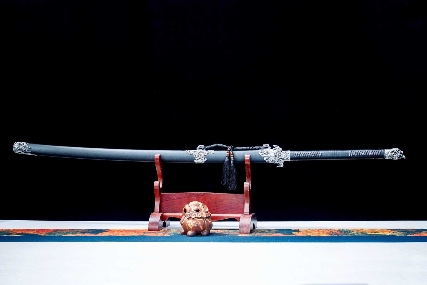 Panlong Miao Dao – 55.9″ Manganese Steel Chinese Broadsword