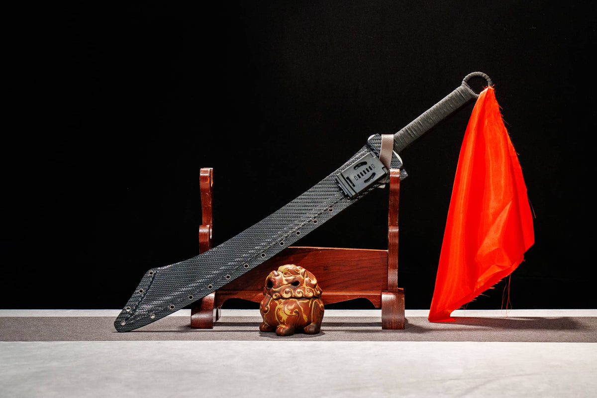 Red Army Dao – 31.3″ Manganese-Steel Chinese Sabre, Ring Pommel - Chinese Sword store