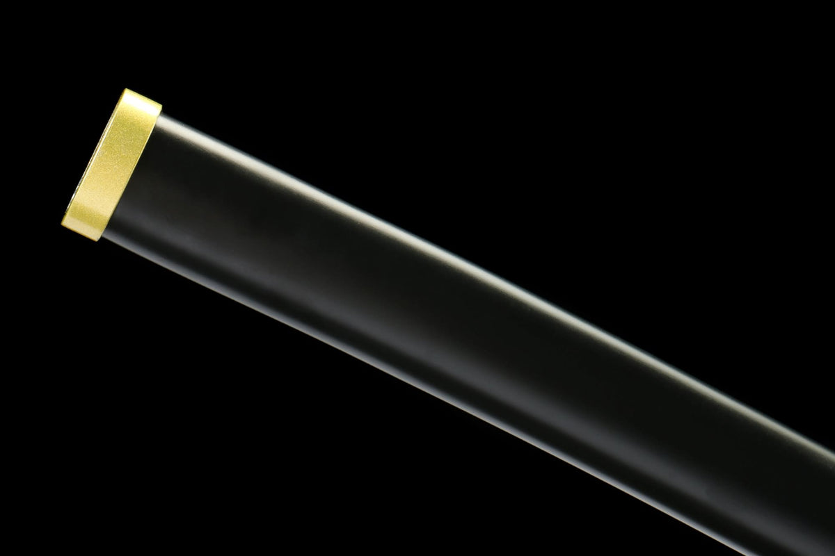 Anime Style Japanese Katana – 1045 Carbon Steel Blade with Blackened Finish - Chinese Sword store
