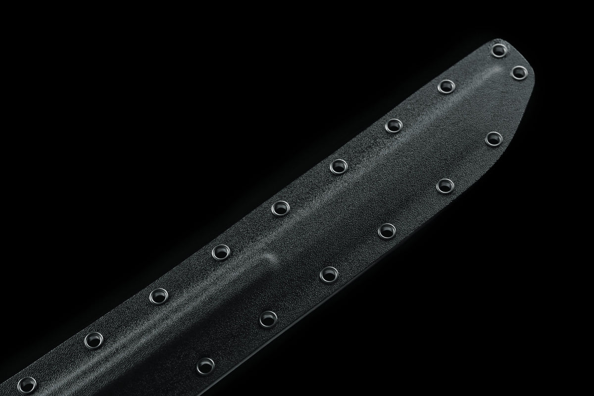 Titanium-Coated Katana with G10 Handle & Kydex Sheath | Rust-Proof Finish