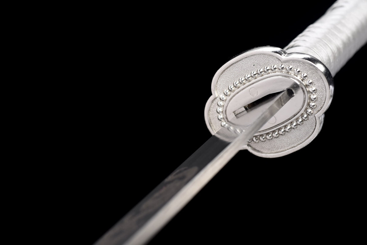 Qiu Long Miao Dao – Hand Forged High Manganese Steel Chinese Long Saber with Dragon Pattern Scabbard - Chinese Sword store