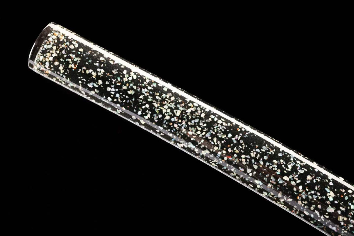 Luxury Hamon Katana – T10 Clay Tempered Blade with Raden Lacquer Scabbard & Gilded Copper Fittings - Chinese Sword store