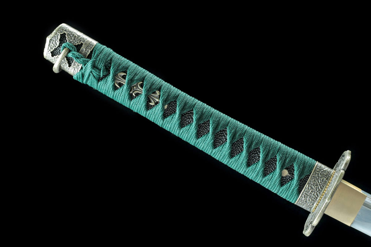 Japanese Tachi Sword – 41.3” Hand-Forged 1045 Steel Blade with Piano-Finish Scabbard - Chinese Sword store