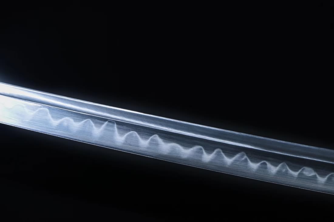 Katana,High carbon steel burn blade,Yellow scabbard - Chinese sword shop