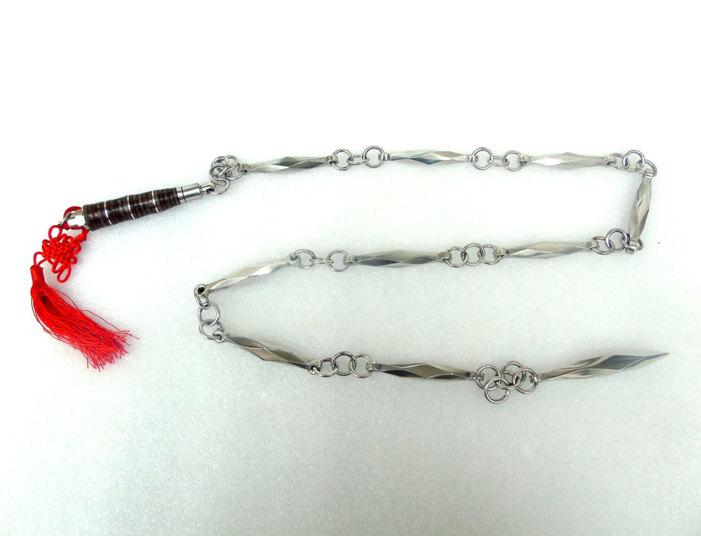 Chain whip/Stainless steel/leather handle/Training equipment - Chinese sword shop