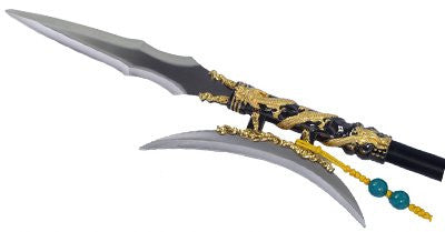 Danyue Halberd/Stainless steel material/Chinese martial arts/Kung fu - Chinese sword shop