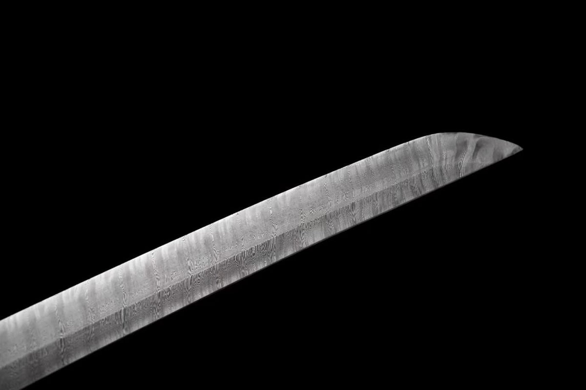 Samaurai Sword Real,Tachi,Damascus Steel Blades,Brass Scabbard,Customize Katanas - Chinese Sword store