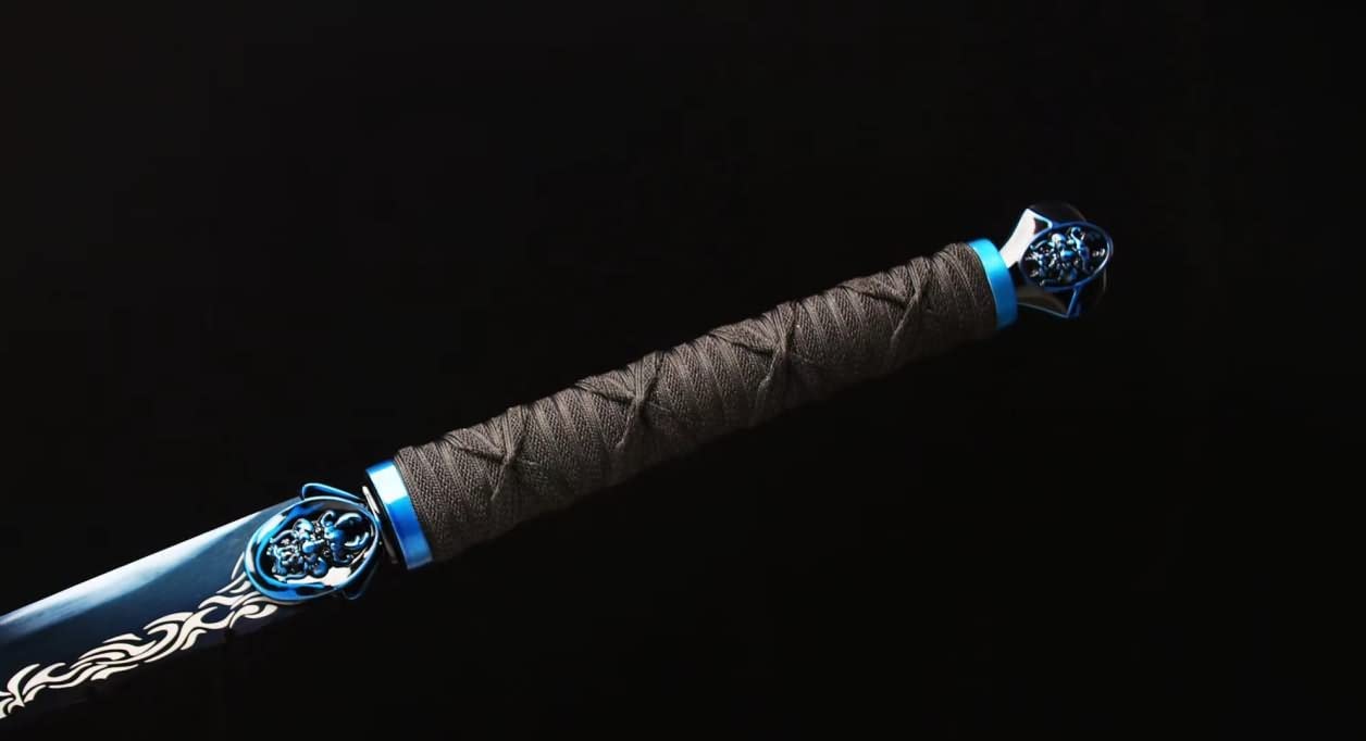 Machete,Saber Real,Full Tang High Carbon Steel Blue Blades