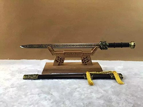 Yuewang jian/High carbon steel blade/Black wood scabbard/Alloy handle - Chinese sword shop