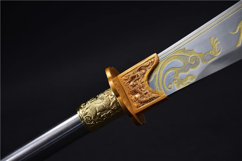 Kwan dao Weapons,Guandao,Hand Forged High Carbon Steel Blades,chinese sword