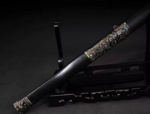 Fengyun jian sword/Damascus steel red blade/Alloy handle - Chinese sword shop