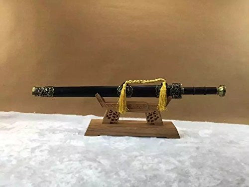 Yuewang jian/High carbon steel blade/Black wood scabbard/Alloy handle - Chinese sword shop