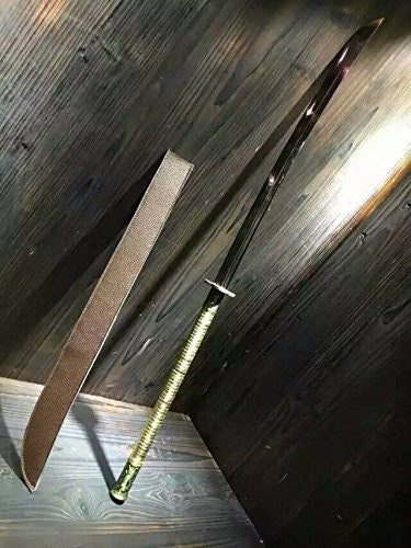 Niger Sabre/High carbon steel blade/LeatherScabbard/Alloy fittings/Length 48" - Chinese sword shop