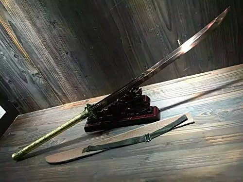 Niger Sabre/High carbon steel blade/LeatherScabbard/Alloy fittings/Length 48" - Chinese sword shop