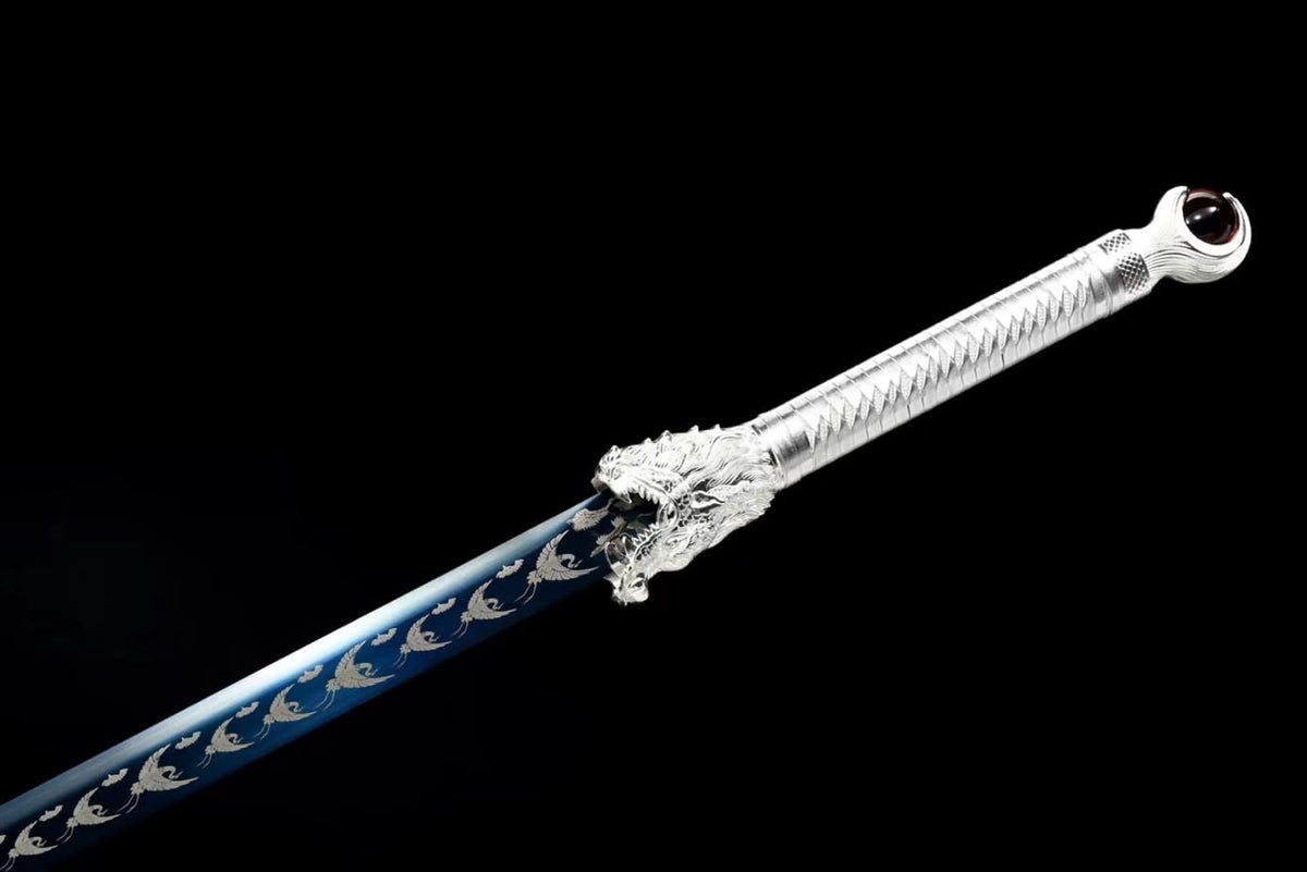 Tang Dao Real,Forged High Carbon Steel Blades,Alloy Fittings,chinese sword