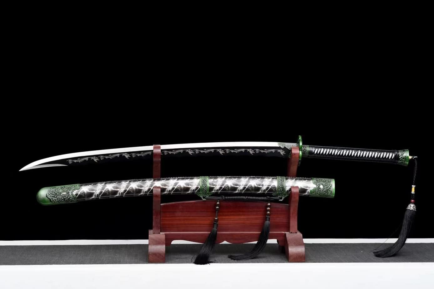 Qing dao Swords Real Forged High Hardness Blade,Alloy Fittings,chinese sword