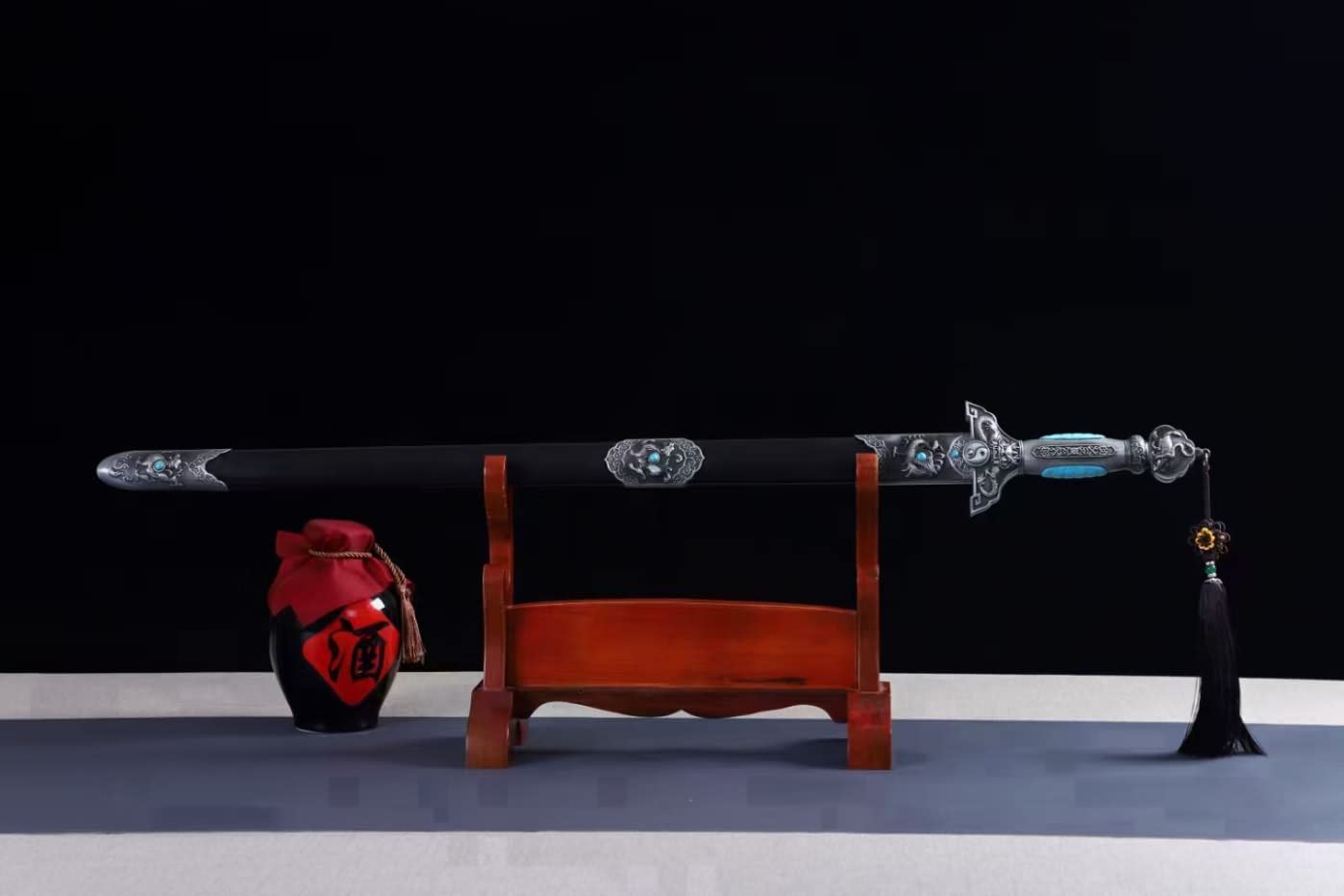 Dragon King Swords Real,Battle Ready,Forged Damascus Blades,Chinese sword