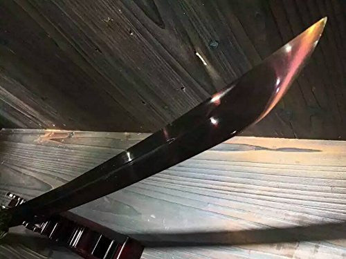 Niger Sabre/High carbon steel blade/LeatherScabbard/Alloy fittings/Length 48" - Chinese sword shop