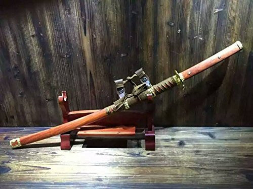 Nihontou Tachi/High carbon steel Clay burning blade/Alloy tosogu/Full tang - Chinese sword shop