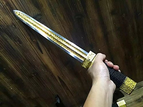 Chinese short sword/Dagger/High carbon steel/Alloy fitting - Chinese sword shop