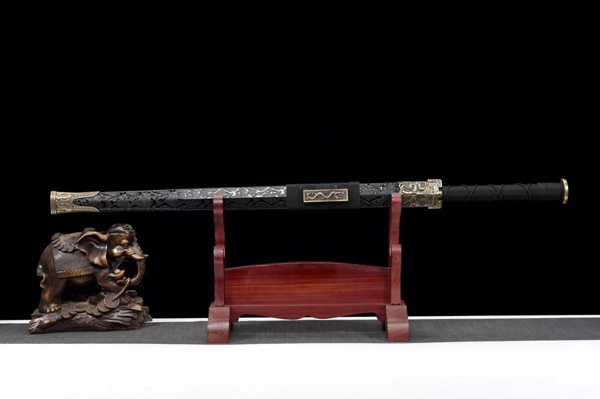 Han jian,Forged High carbon Steel Blue Blade,Heat Tempered,LOONGSWORD