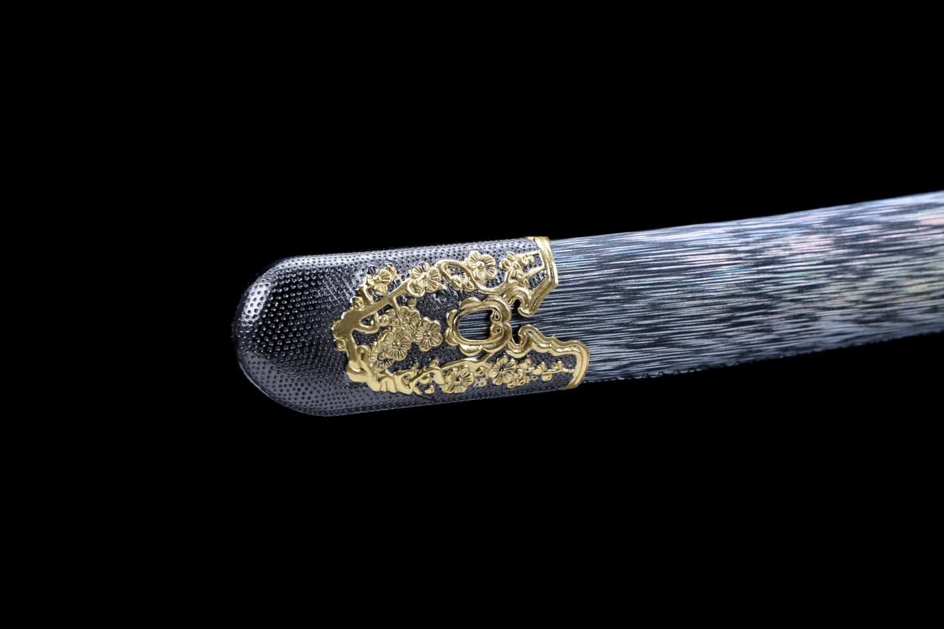 Qing dao,Hand Forged High carbon Steel Blade,Alloy Fittings,chinese sword