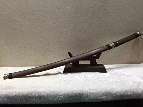 Nihontou samurai/Katana/Damascus steel blade/Rosewood scabbard - Chinese sword shop