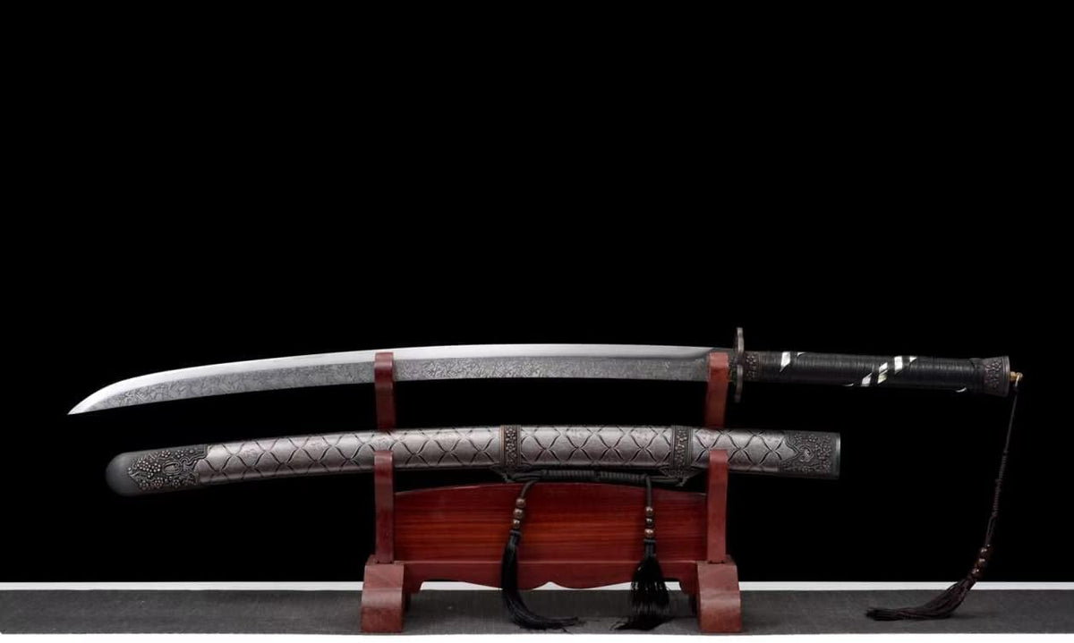 Qing Dao,Practical Knife,Forged High Carbon Steel Blade,Alloy Fittings,LOONGSWORD