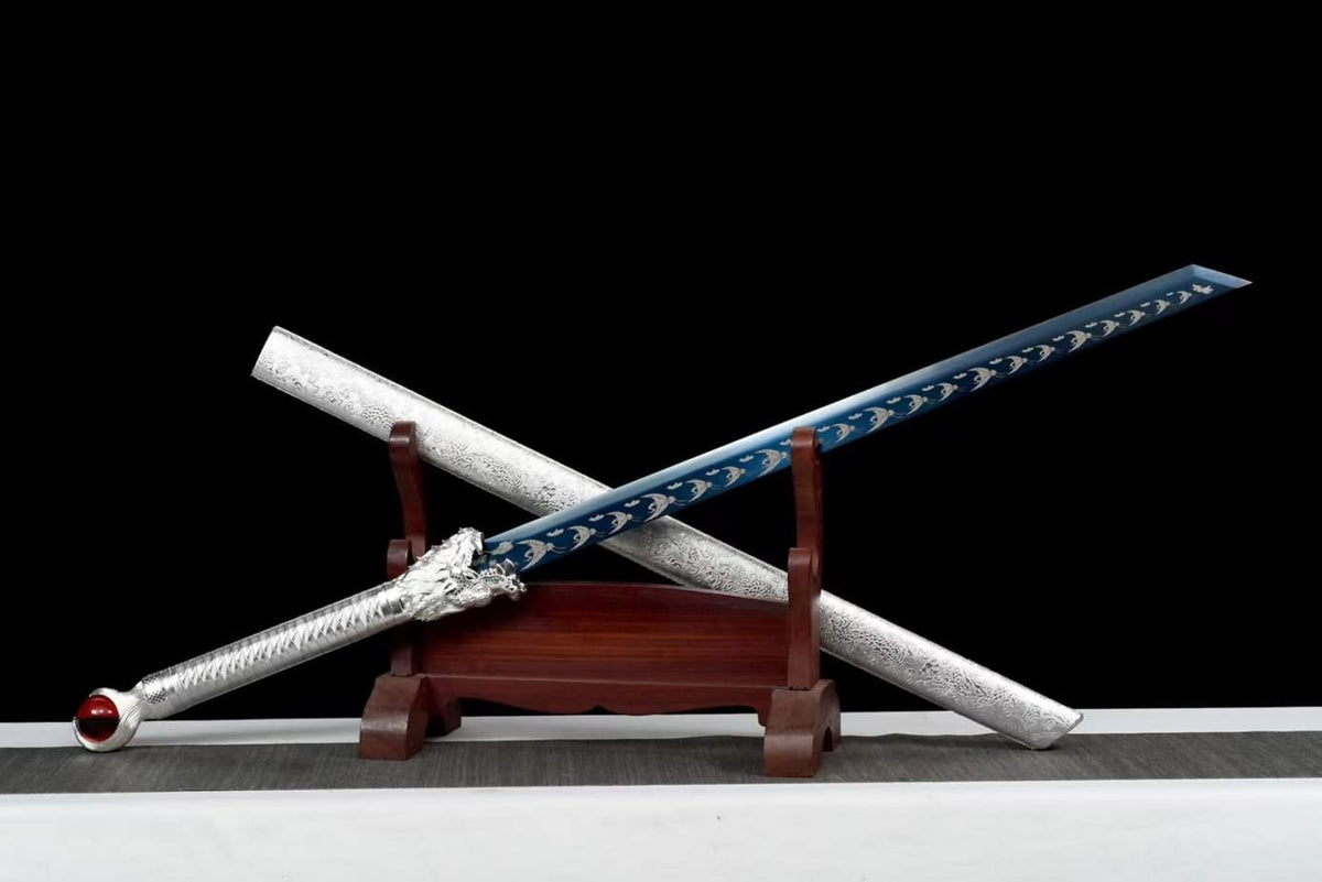 Tang Dao Real,Forged High Carbon Steel Blades,Alloy Fittings,chinese sword