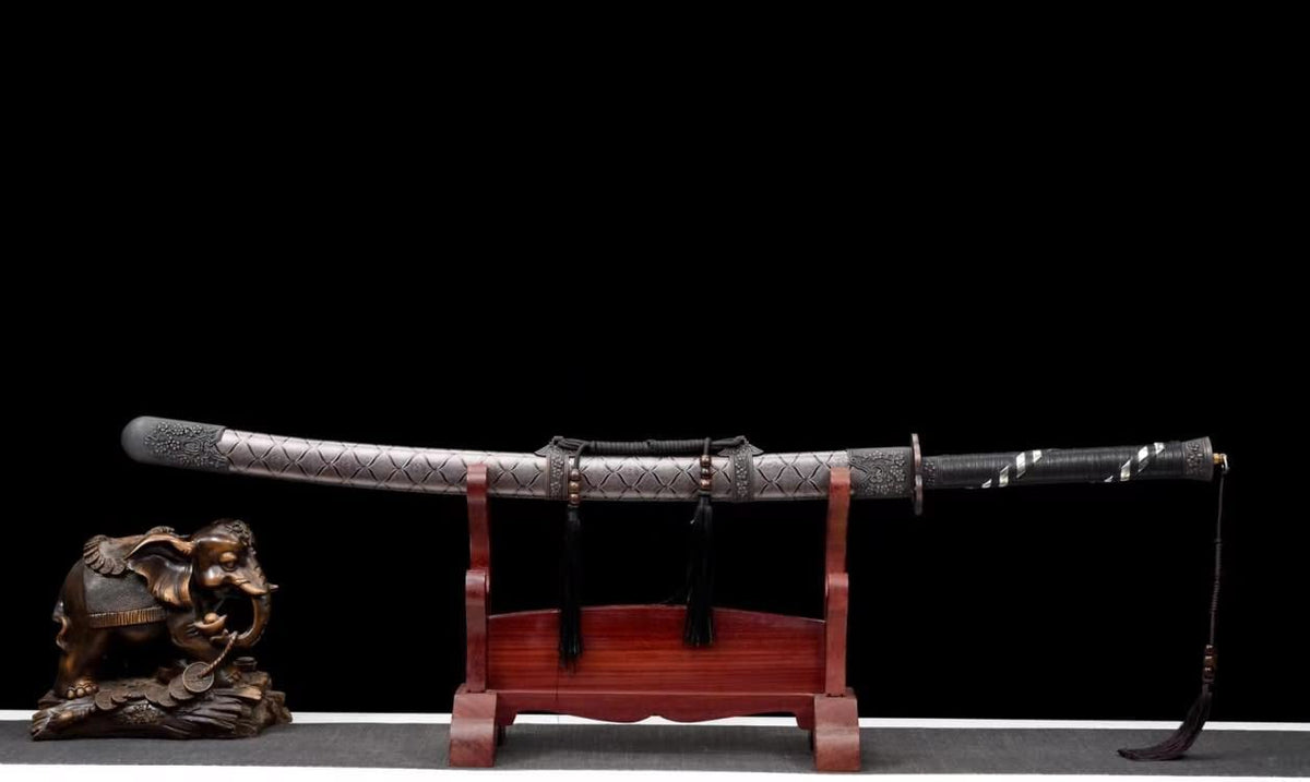 Qing Dao,Practical Knife,Forged High Carbon Steel Blade,Alloy Fittings,LOONGSWORD