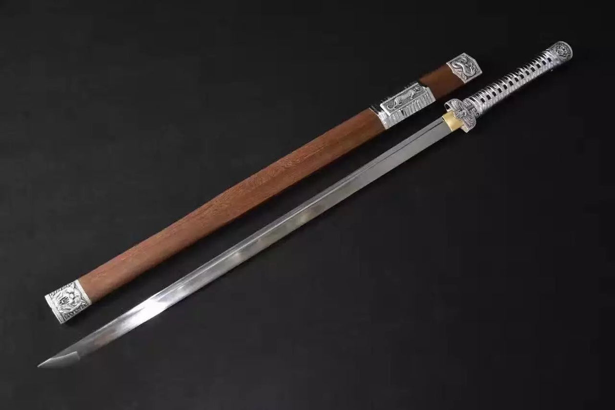 Dao/High carbon steel blade/Rosewood/Alloy fittings/Length 43" - Chinese sword shop