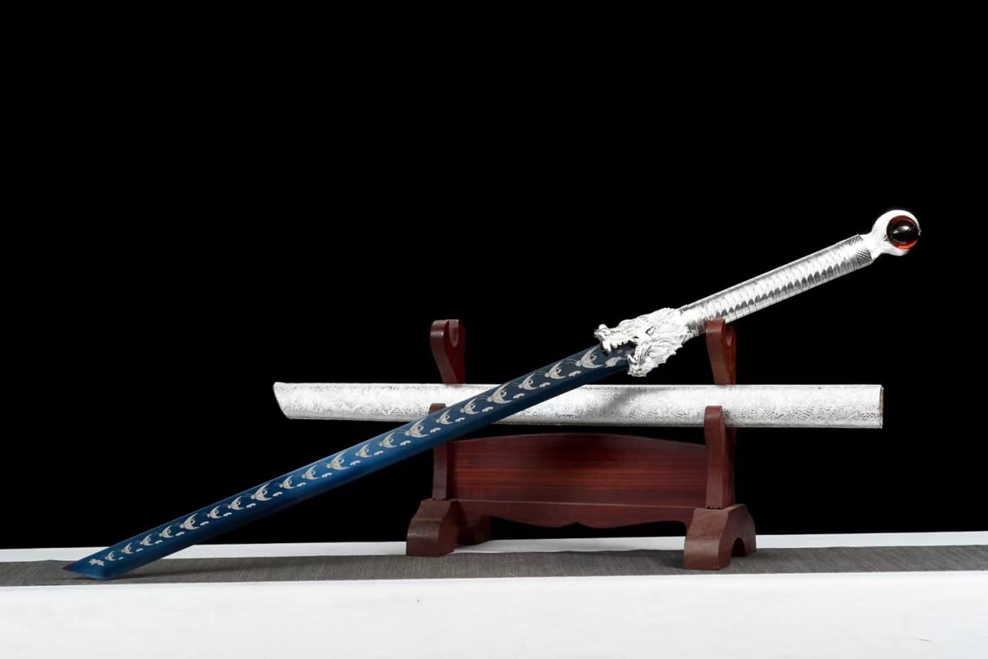 Tang Dao Real,Forged High Carbon Steel Blades,Alloy Fittings,chinese sword