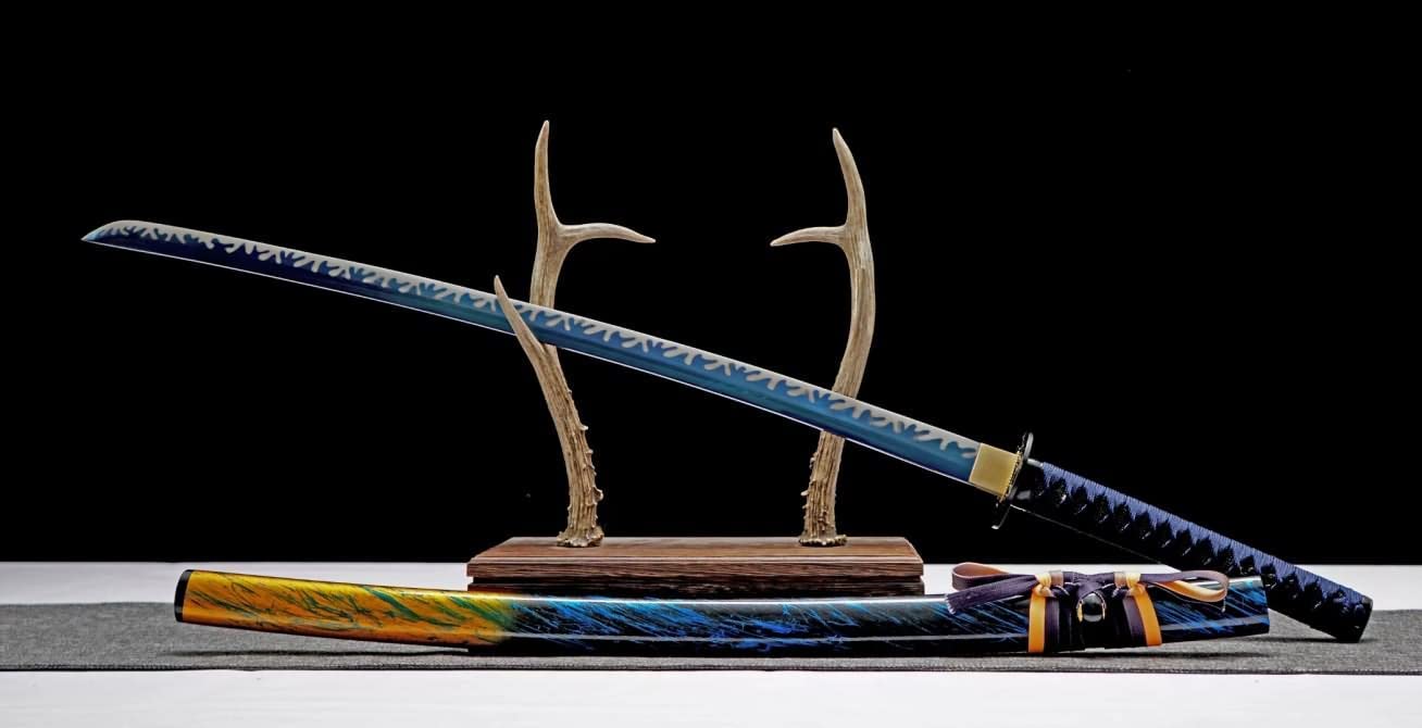 Katana Samurai Swords Real Forged High Carbon Steel Full Tang Kendo,LOONGSWORD