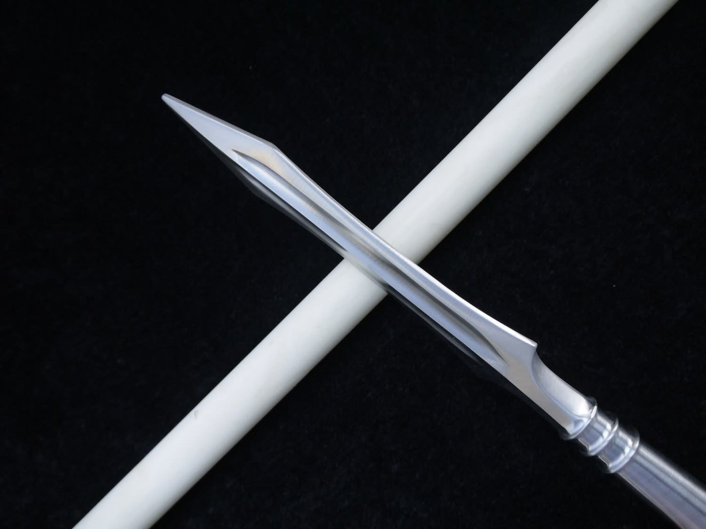 Chinese martial arts equipment,Tai chi Spear,Stainless steel,Wax rod - Chinese sword shop