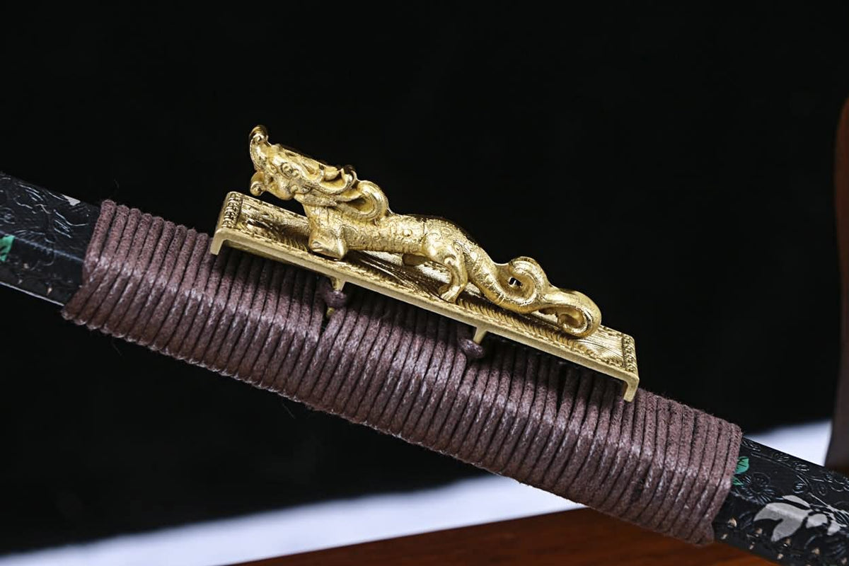 Han Sword Real,Forged High Carbon Steel Etch Blades,Battle Ready,China kung fu - Chinese Sword store