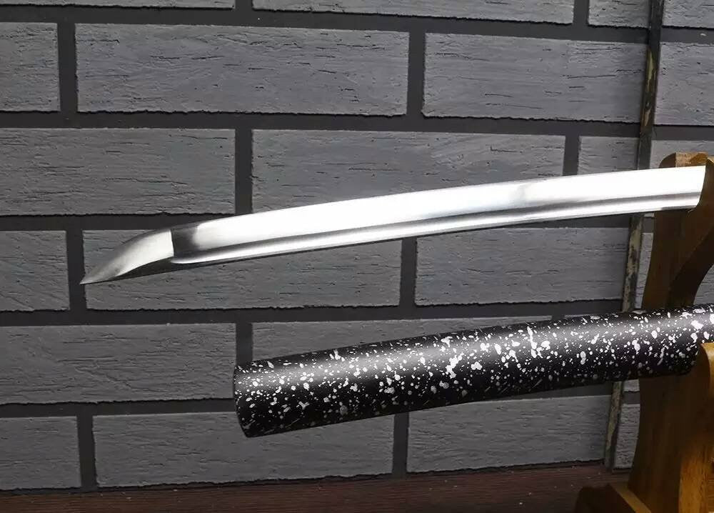 Samurai Katana/High carbon steel blade/Solid wood scabbard/Alloy fittings - Chinese sword shop