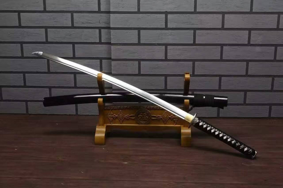 Samurai sword/Katana/High carbon steel blade/Wood paint scabbard/Alloy fitted/Length 39" - Chinese sword shop