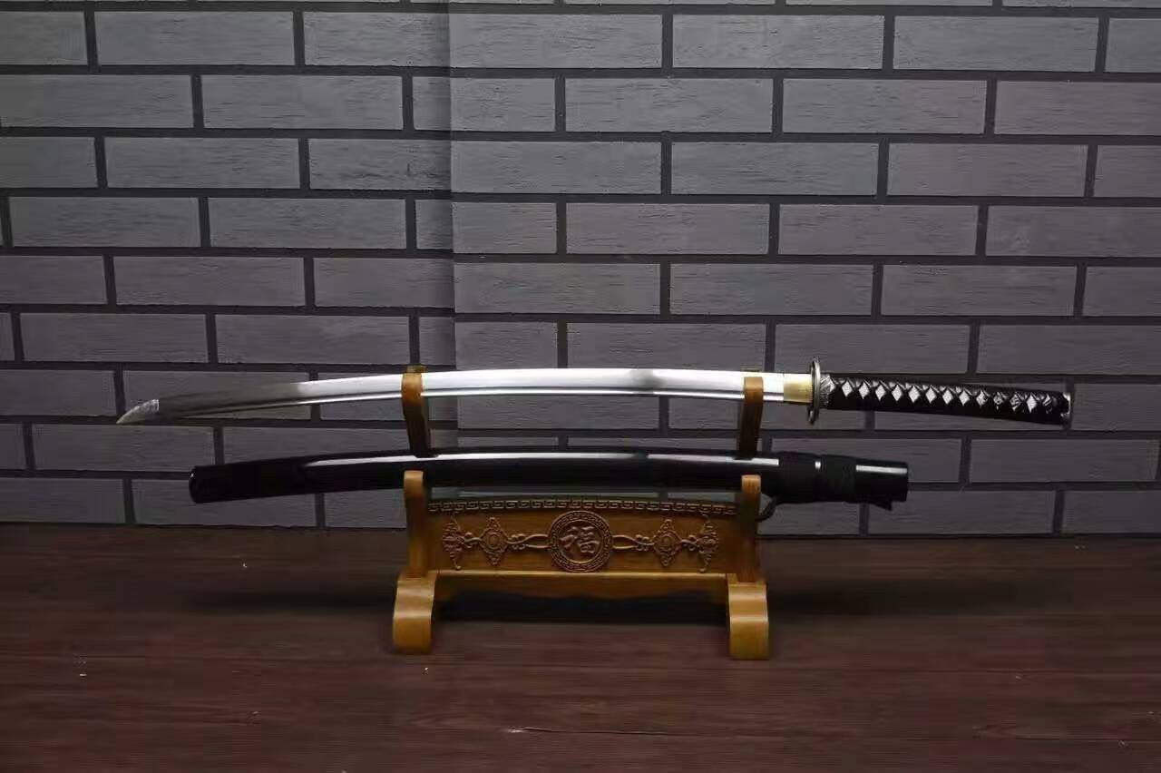 Samurai sword/Katana/High carbon steel blade/Wood paint scabbard/Alloy fitted/Length 39" - Chinese sword shop