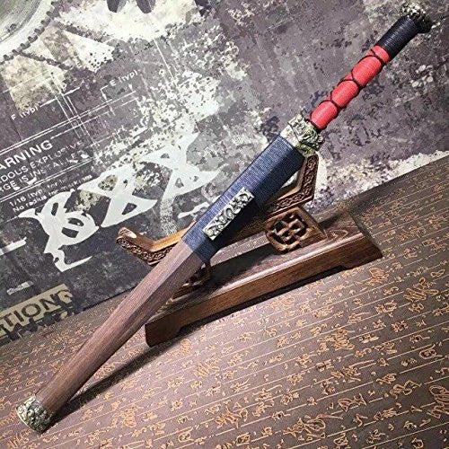 Chibi sword/High carbon steel/Rosewood scabbard/Alloy fittings/Length 30" - Chinese sword shop
