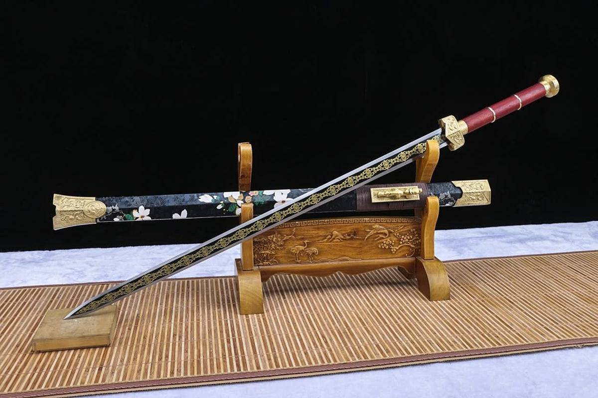 Han Sword Real,Forged High Carbon Steel Etch Blades,Battle Ready,China kung fu - Chinese Sword store