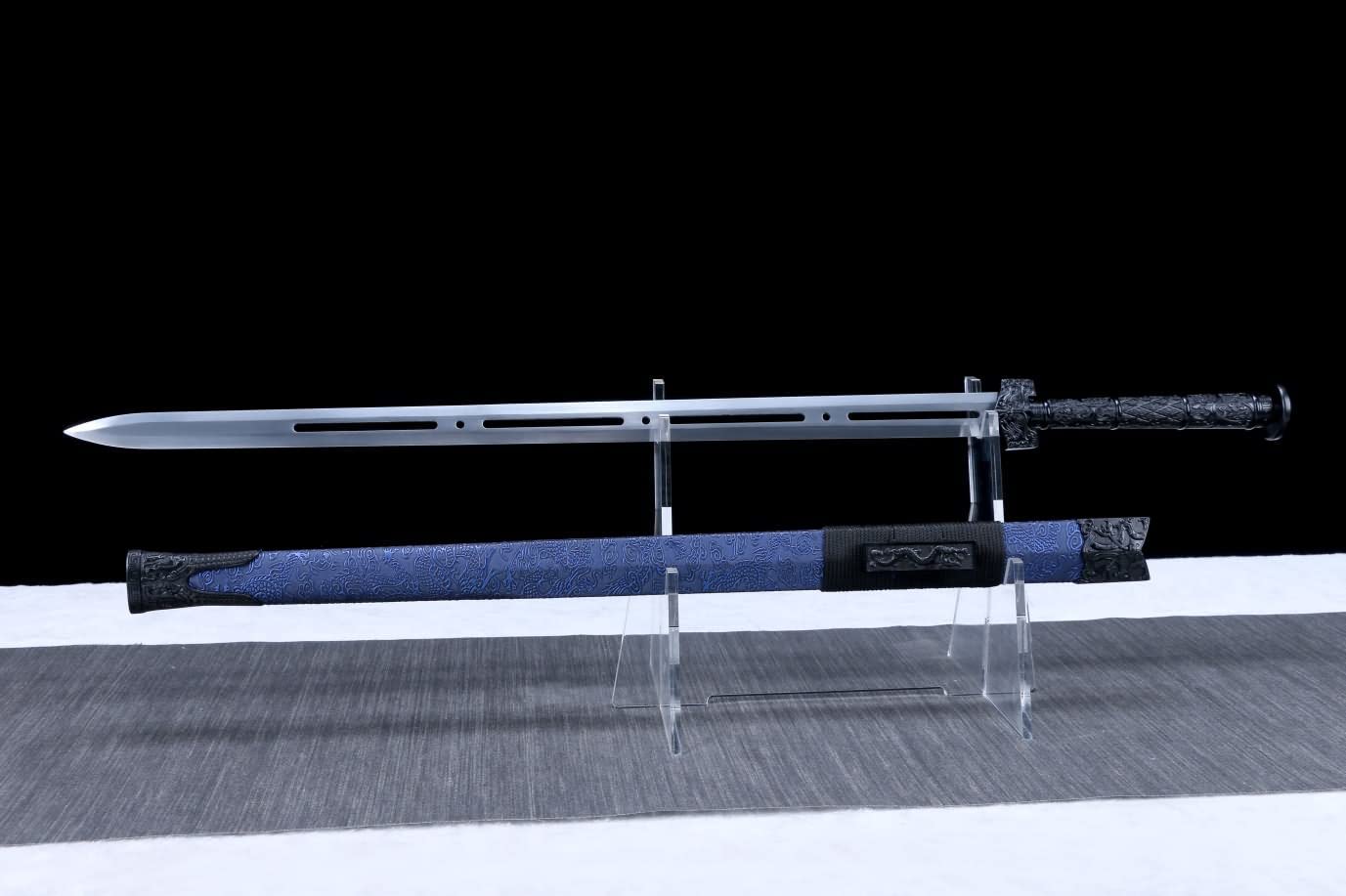 Swords Real,High Carbon Steel Hollow blade,Alloy Fittings,chinese sword